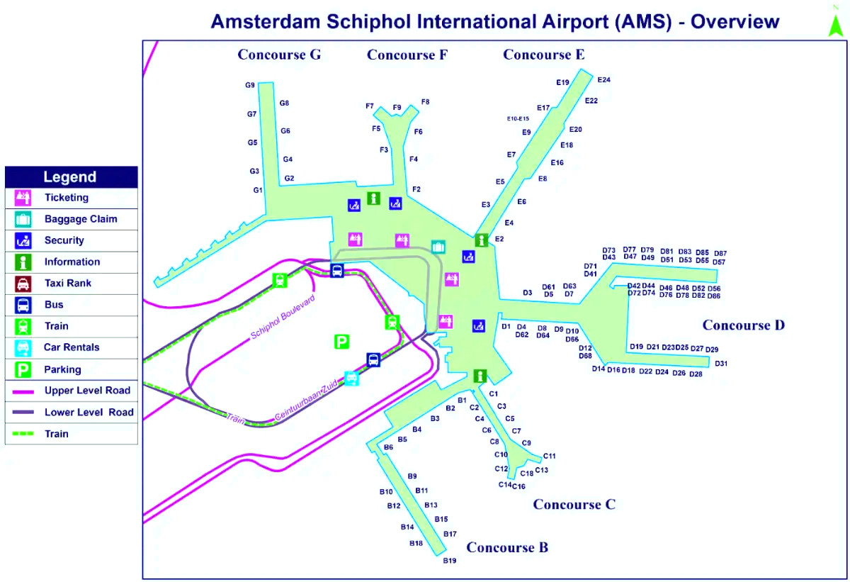 Amszterdam Schiphol repülőtér