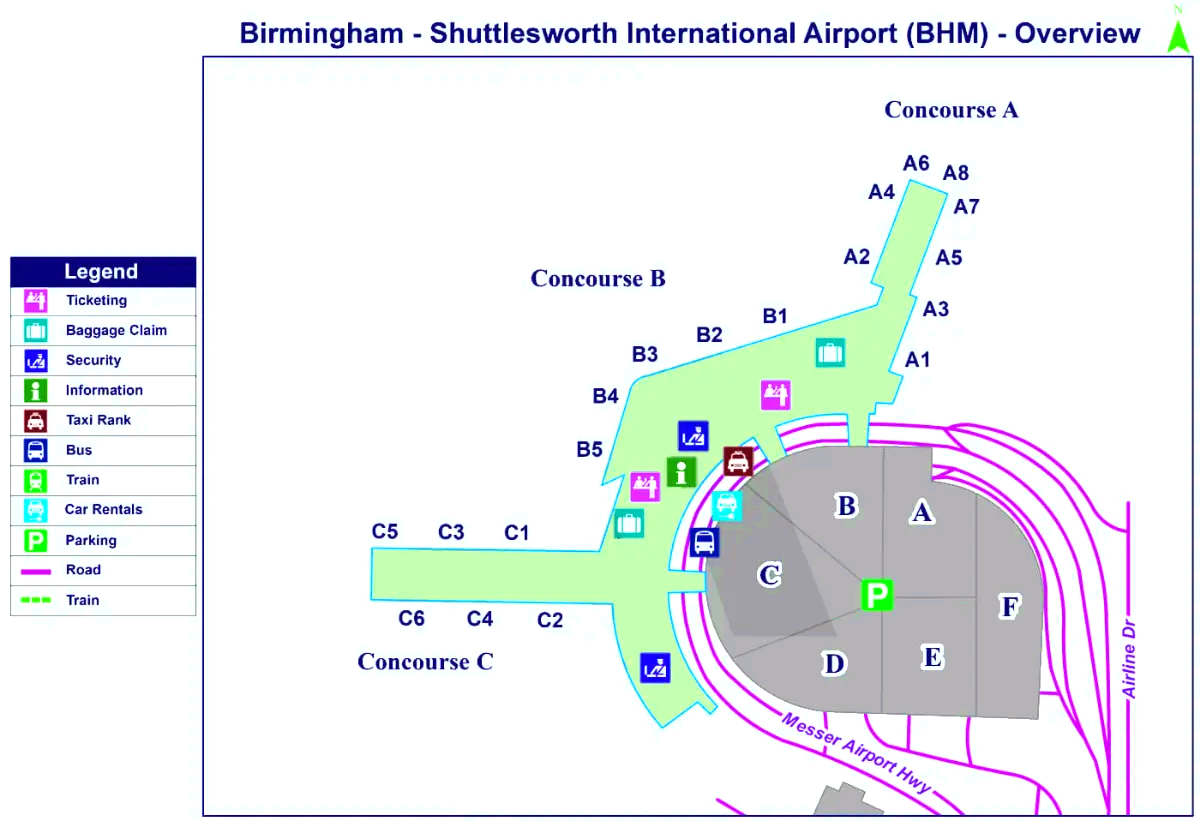 Birmingham-Shuttlesworth nemzetközi repülőtér