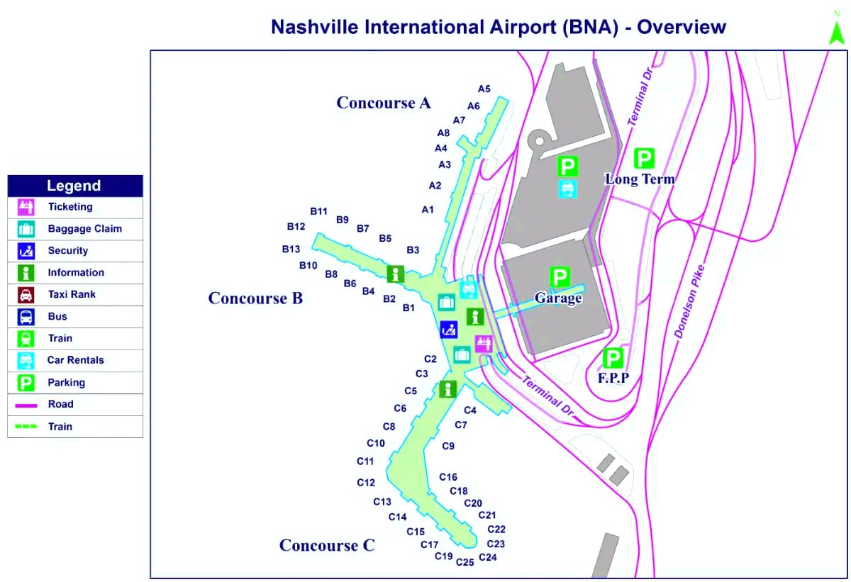 Nashville nemzetközi repülőtér