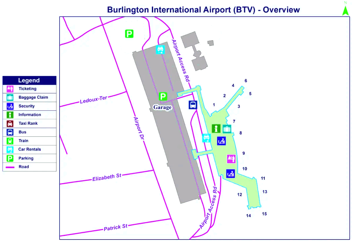 Burlington nemzetközi repülőtér