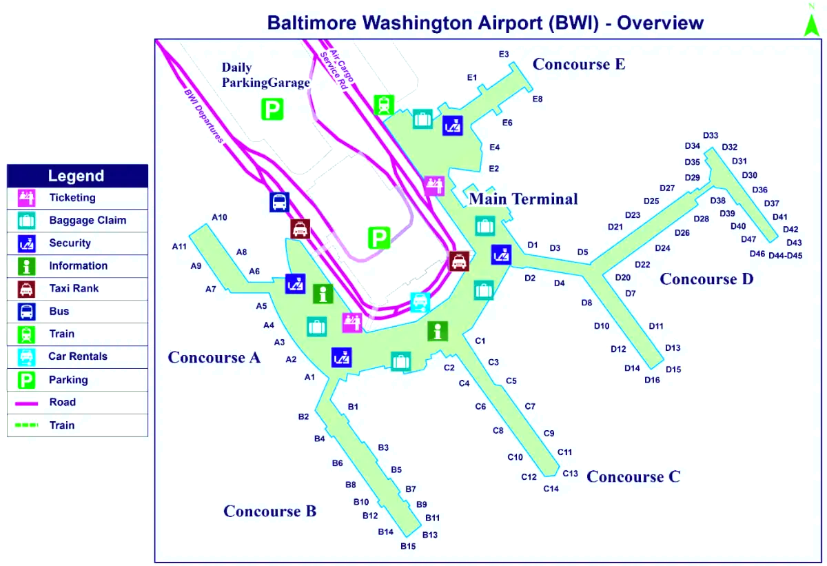 Baltimore/Washington nemzetközi Thurgood Marshall repülőtér