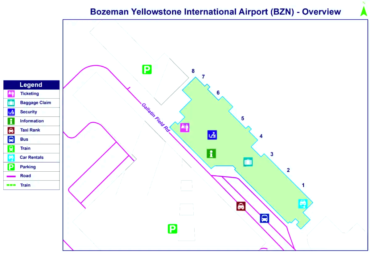 Bozeman Yellowstone nemzetközi repülőtér