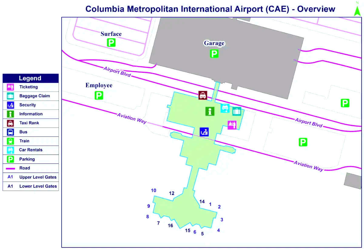 Columbia Metropolitan repülőtér