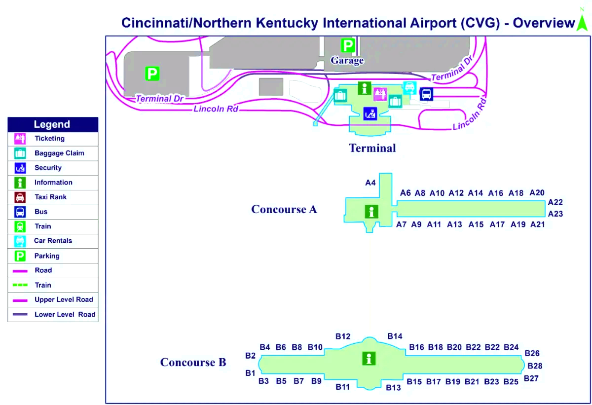 Cincinnati/Észak-Kentucky nemzetközi repülőtér