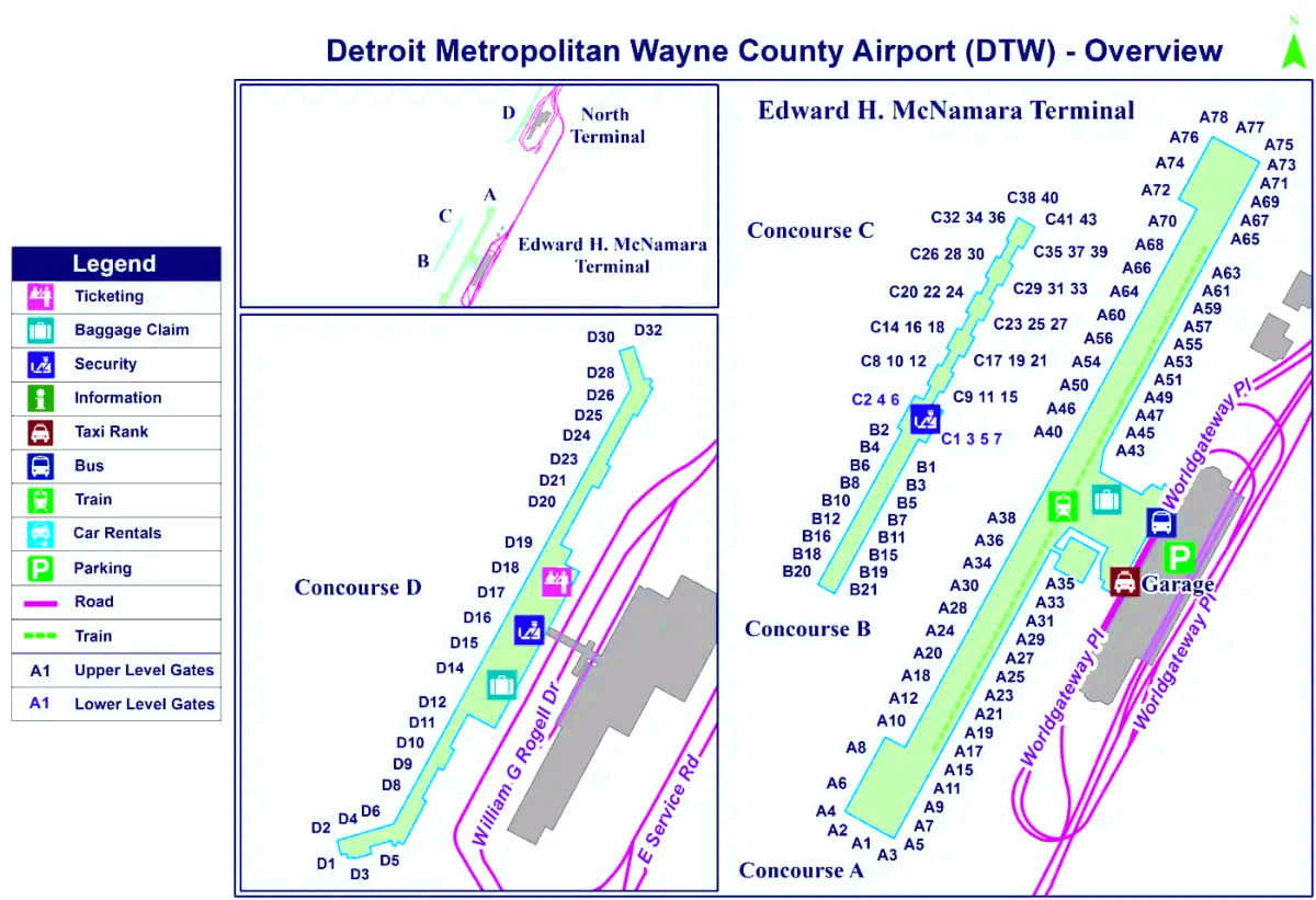 Detroit Metropolitan Wayne County repülőtér
