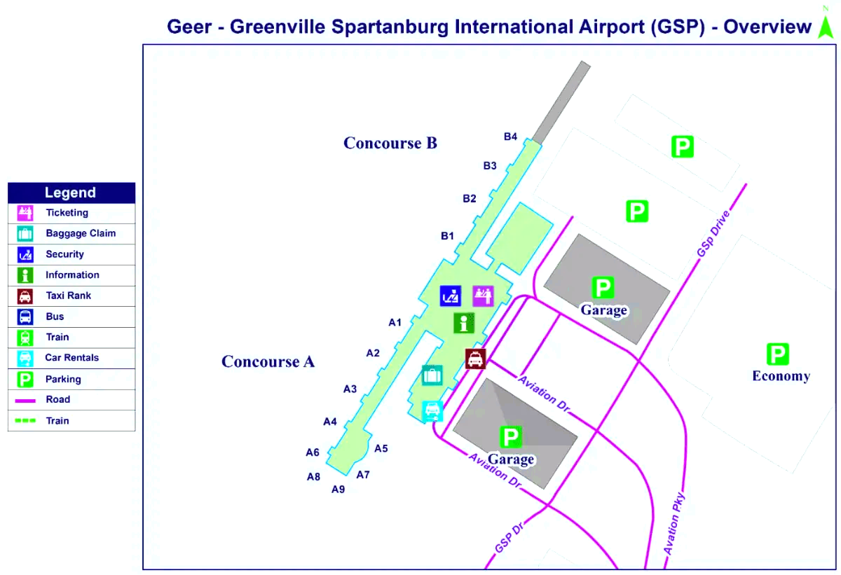 Greenville-Spartanburg nemzetközi repülőtér