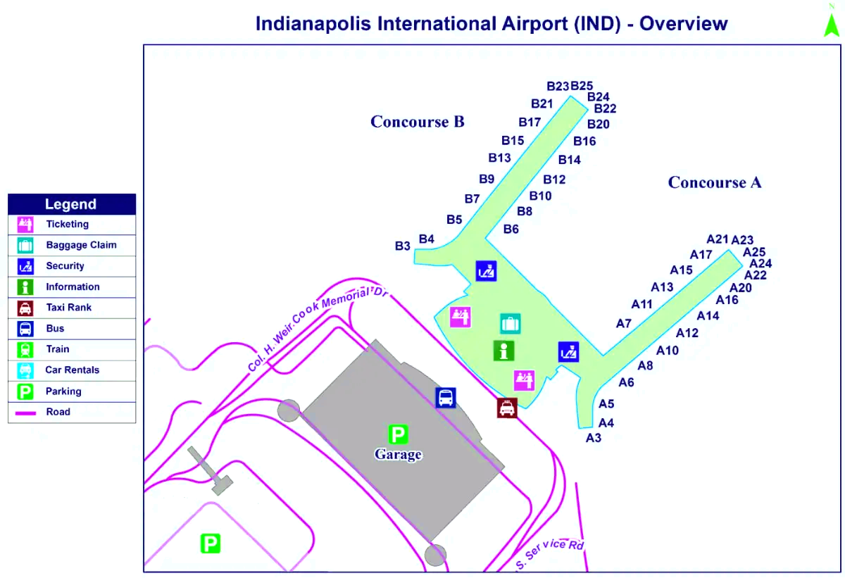 Indianapolisi nemzetközi repülőtér