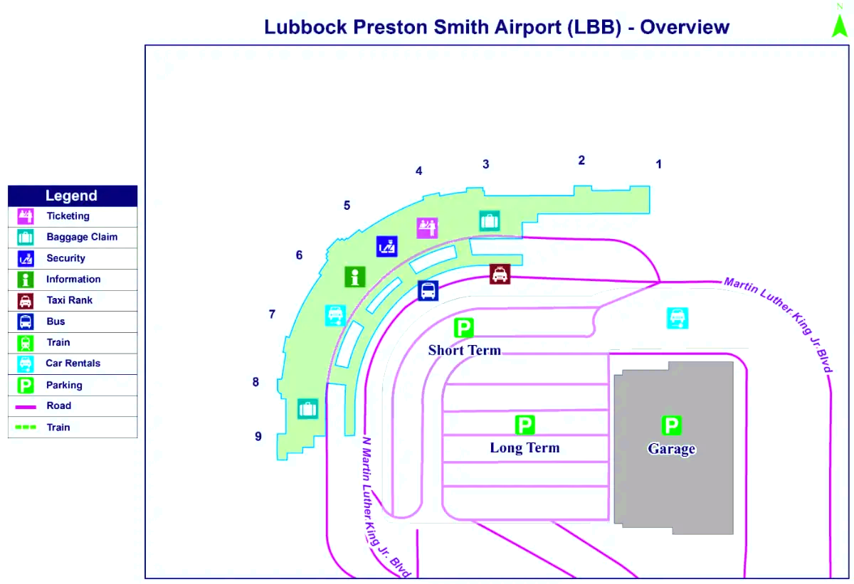 Lubbock Preston Smith nemzetközi repülőtér