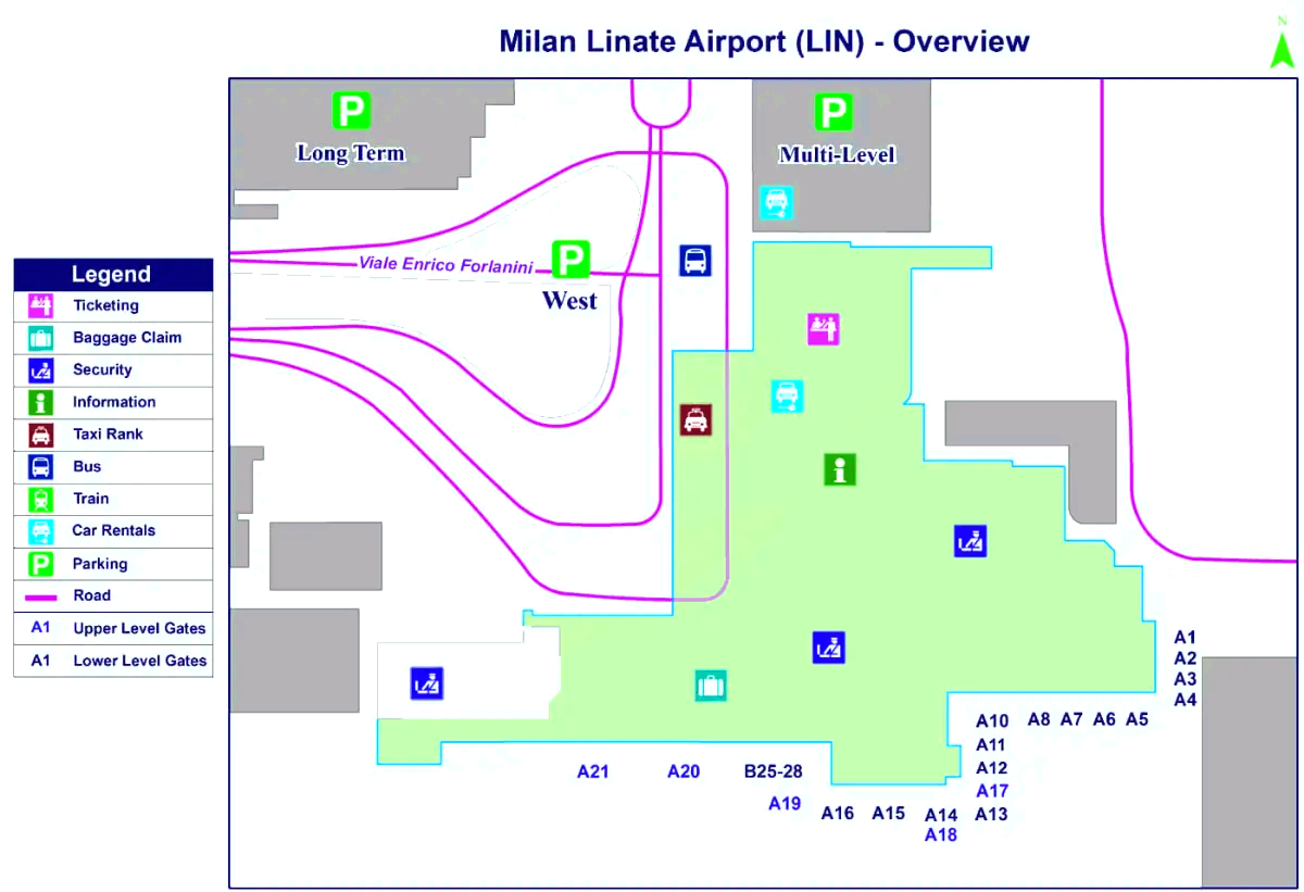 Milánó Linate repülőtér