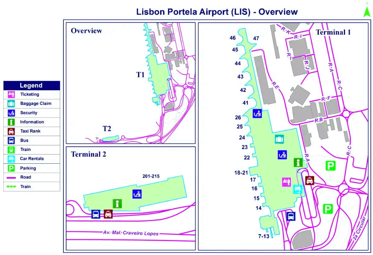 Lisszabon Portela repülőtér