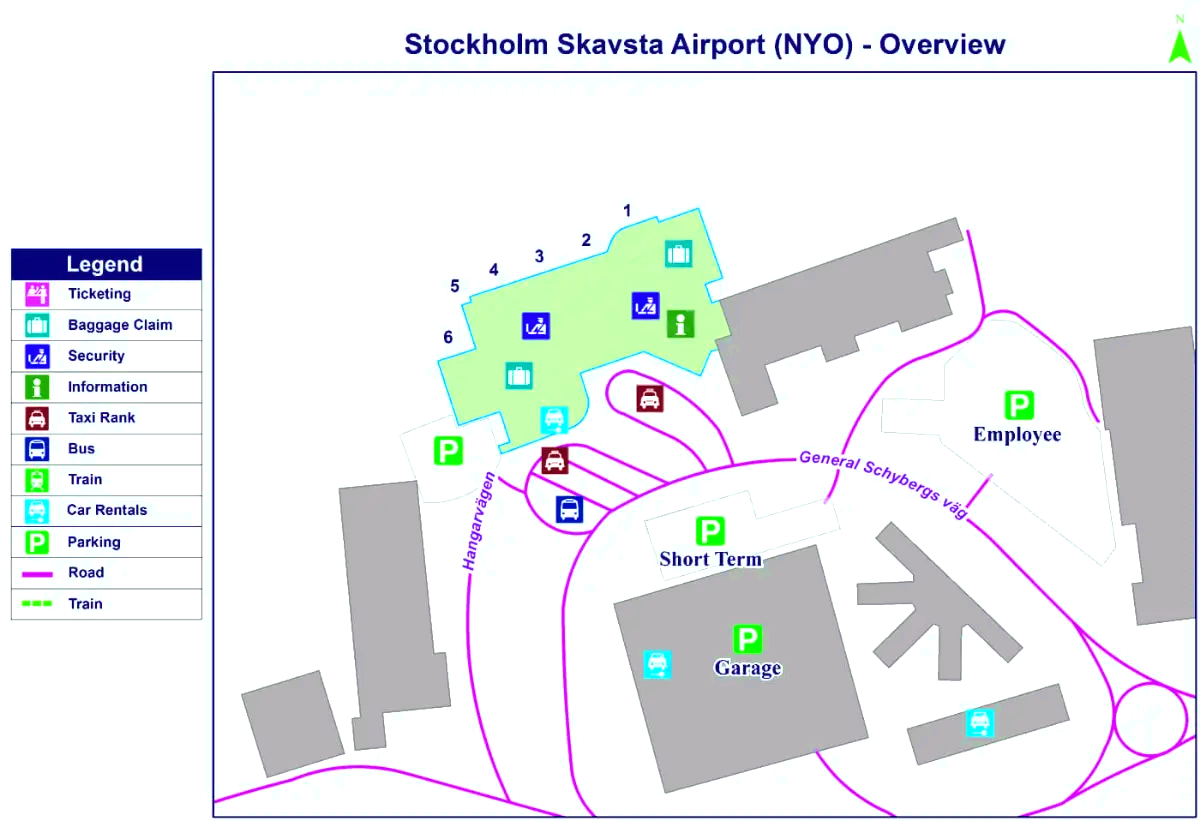 Stockholm Skavsta repülőtér