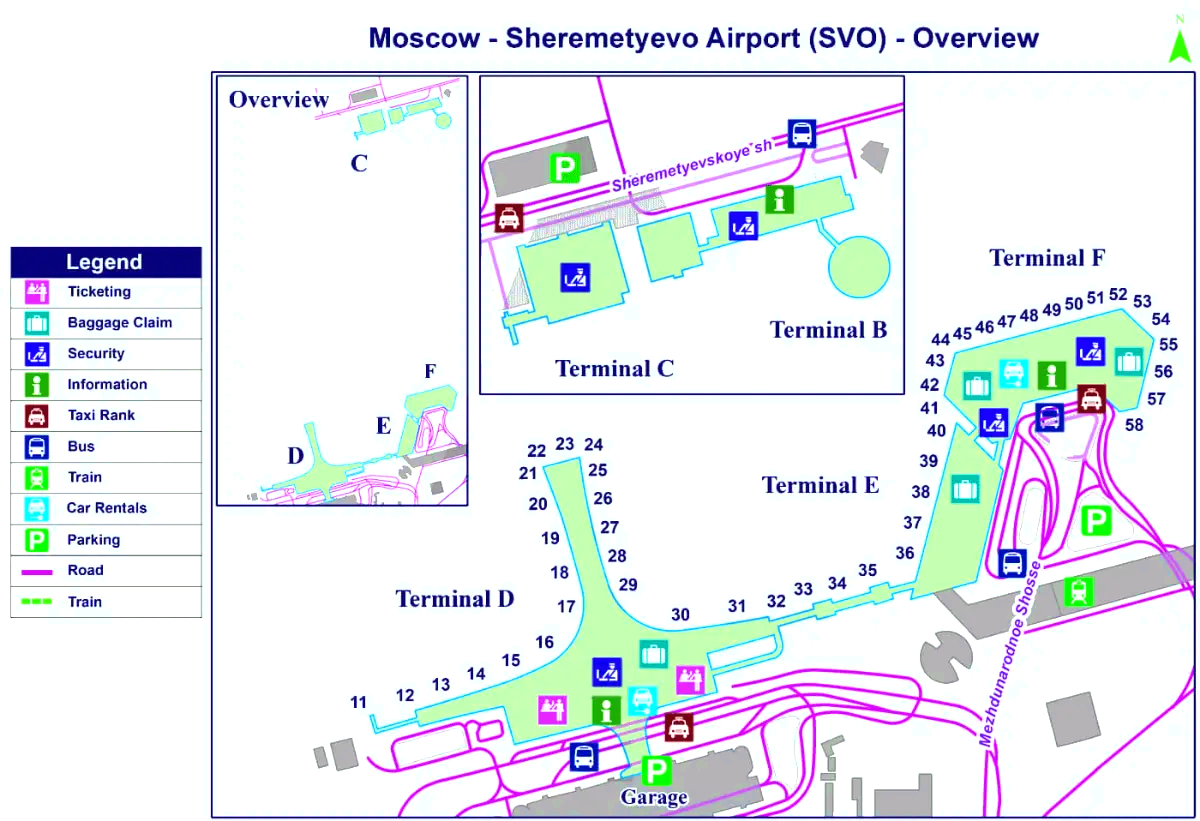 Sheremetyevo nemzetközi repülőtér